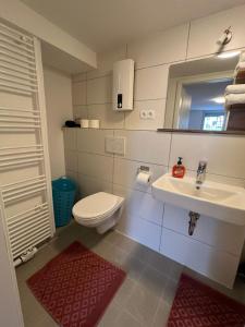 Ванная комната в Ferienwohnung 3 Löhr Koblenz