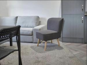 Predel za sedenje v nastanitvi Zetland House Apartment 5 Loftus