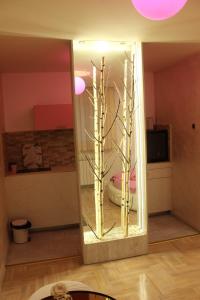 Ένα μπάνιο στο Pinky Belgrade Apartment +2 φωτογραφίες