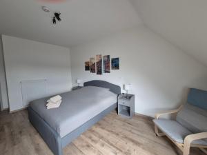 Una cama o camas en una habitación de Duplex Don Bosco C7