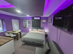 TV a/nebo společenská místnost v ubytování Rooms Vedran
