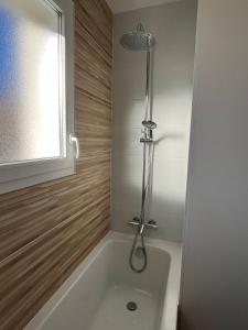 Maison familiale piscine 3 chambres Gujan-Mestras !的一间浴室