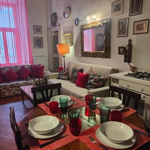 A seating area at Suite Dimora Lucrezia