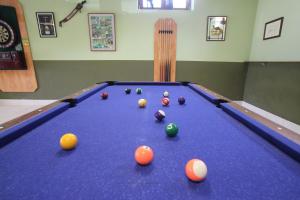 Biliár nebo kulečník v ubytování Posada el Iso
