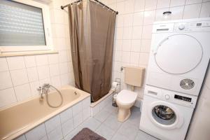 Koupelna v ubytování Gemütliche Monteurwohnung mit Terrasse