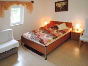 Ένα ή περισσότερα κρεβάτια σε δωμάτιο στο Holiday Home in Kolczewo near Baltic Beaches