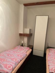 Ubytování Hoštka客房内的一张或多张床位