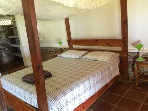 מיטה או מיטות בחדר ב-La Princesa de La Isla