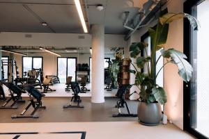 Fitness centrum a/nebo fitness zařízení v ubytování CASCADA Thermal Springs & Hotel