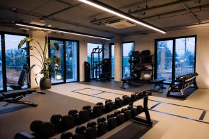 Fitness centrum a/nebo fitness zařízení v ubytování CASCADA Thermal Springs & Hotel
