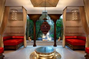 Een zitgedeelte bij ITC Mughal, A Luxury Collection Resort & Spa, Agra