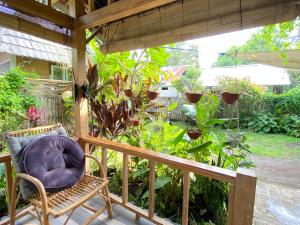 Un jardín fuera de Marta House gili air 35 fotos más