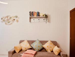 Χώρος καθιστικού στο Private apartment in Mestre Ve