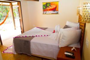Cama o camas de una habitación en Pousada Berro do Jeguy
