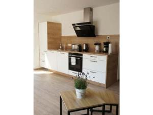 Η κουζίνα ή μικρή κουζίνα στο Ahorn Comfortable holiday residence