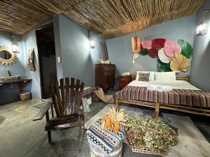 Postel nebo postele na pokoji v ubytování Hotel Làng Kò Hơ