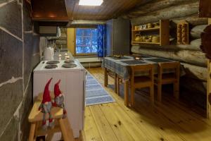 Kuchyň nebo kuchyňský kout v ubytování Bear Lodge Ylläs + 27 fotografií