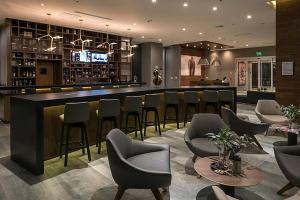 Lounge nebo bar v ubytování Courtyard by Marriott Ciudad Juarez