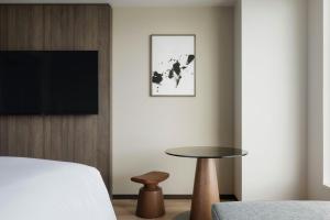 TV a/nebo společenská místnost v ubytování Courtyard by Marriott Fukui