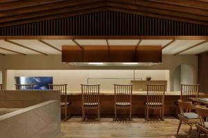 Restaurace v ubytování Courtyard by Marriott Fukui
