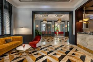Uma área de estar em LUME Boutique Hotel, Autograph Collection