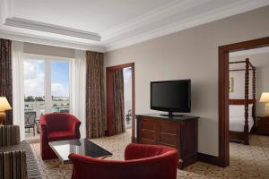 A television and/or entertainment centre at JW Marriott Hotel Cairo