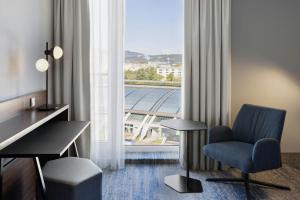 Istumisnurk majutusasutuses Courtyard by Marriott Linz