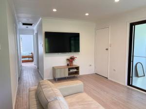 TV a/nebo společenská místnost v ubytování Park View Guest Suite