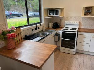 Kuchyň nebo kuchyňský kout v ubytování Park View Guest Suite