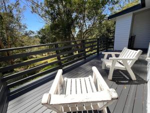 Balkoni atau teres di Park View Guest Suite