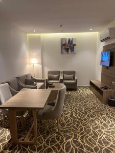Posezení v ubytování Rafid Hotel Jazan - فندق رفيد جازان