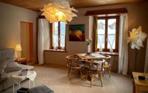Istumisnurk majutusasutuses B&B Villa Stelvio