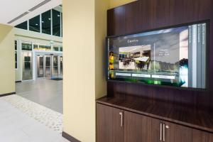 TV a/nebo společenská místnost v ubytování Courtyard by Marriott Kingston, Jamaica