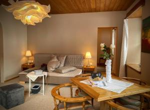 Istumisnurk majutusasutuses B&B Villa Stelvio