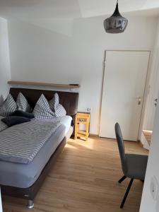 Postel nebo postele na pokoji v ubytování Haus Alpina Ski In & Ski Out