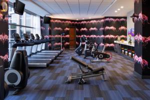 a gym with cardio machines and exercise equipment at Renaissance Las Vegas Hotel in Las Vegas