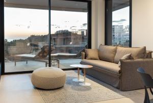 Pure Sea Apartments Villajoyosa的休息区