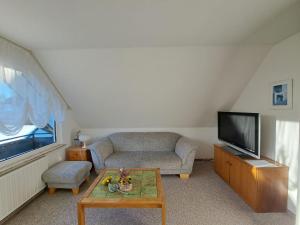 Μια τηλεόραση ή/και κέντρο ψυχαγωγίας στο Ferienwohnung im Oberharz