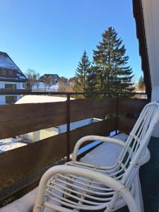 Μπαλκόνι ή βεράντα στο Ferienwohnung im Oberharz