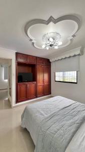 Postel nebo postele na pokoji v ubytování Apartamento equipado