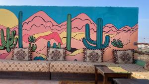 Posezení v ubytování NOMAD SPIRIT Hotel & Surfcamp + 84 fotografií