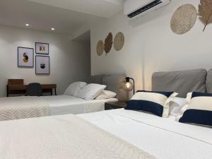 Apartment with direct access to the Sea in CTG客房内的一张或多张床位