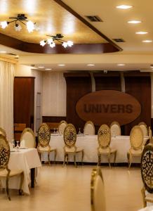 Posezení v ubytování Hotel Univers Laç