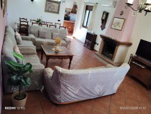 Et opholdsområde på Casa Rural Los Hidalgos