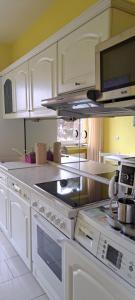 Kuchyň nebo kuchyňský kout v ubytování Großes Apartment perfekt für Familien - Gästecard inklusive