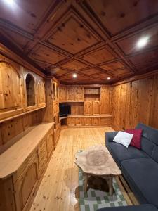 Χώρος καθιστικού στο Ferienwohnung Schieslis