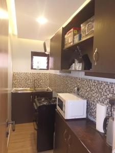 Kuchyň nebo kuchyňský kout v ubytování C O Apartment + 13 fotografií