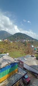 A general mountain view or a mountain view taken from the homestay