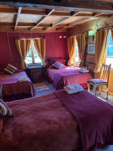 Postel nebo postele na pokoji v ubytování Hotel Antigua Casona Patagonia