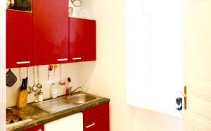 Kuchnia lub aneks kuchenny w obiekcie Trappelgasse Top 26